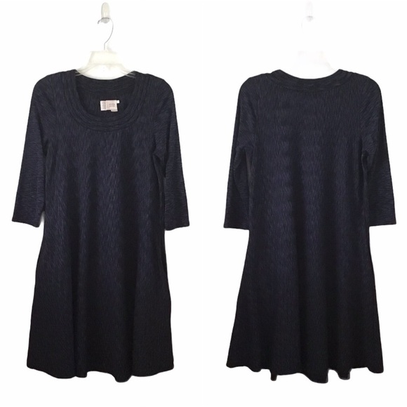 Anthro Saturday Sunday Narva Space Dye Swing Dress - Picture 1 of 14